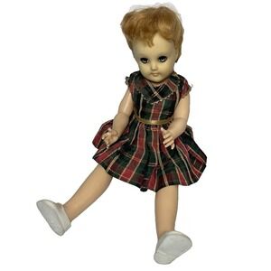Vintage 1950s Ideal  Doll 19" P-19 / V92 Hard Plastic & Vinyl USA